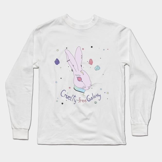 Vegan Bunny Long Sleeve T-Shirt by Ventderrmidi